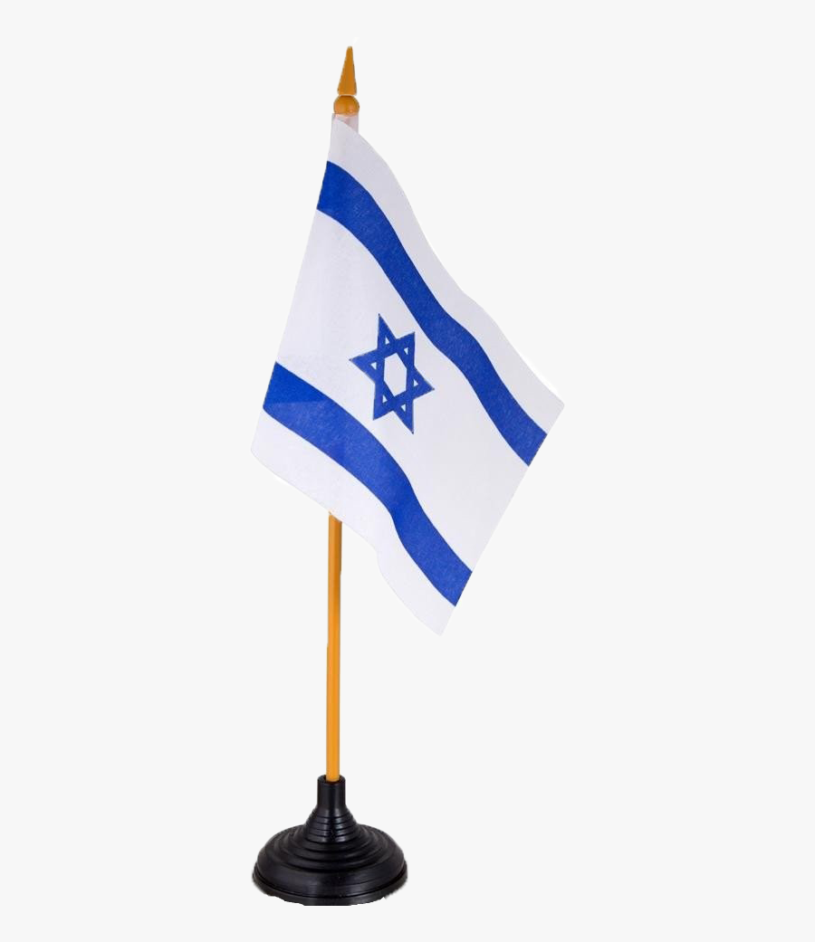 Israel Flag Png Free Background - Mini Israeli Flag, Transparent Clipart