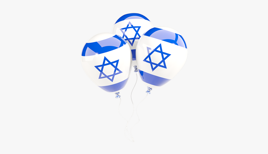 Flag Of Israel Balloon, Transparent Clipart