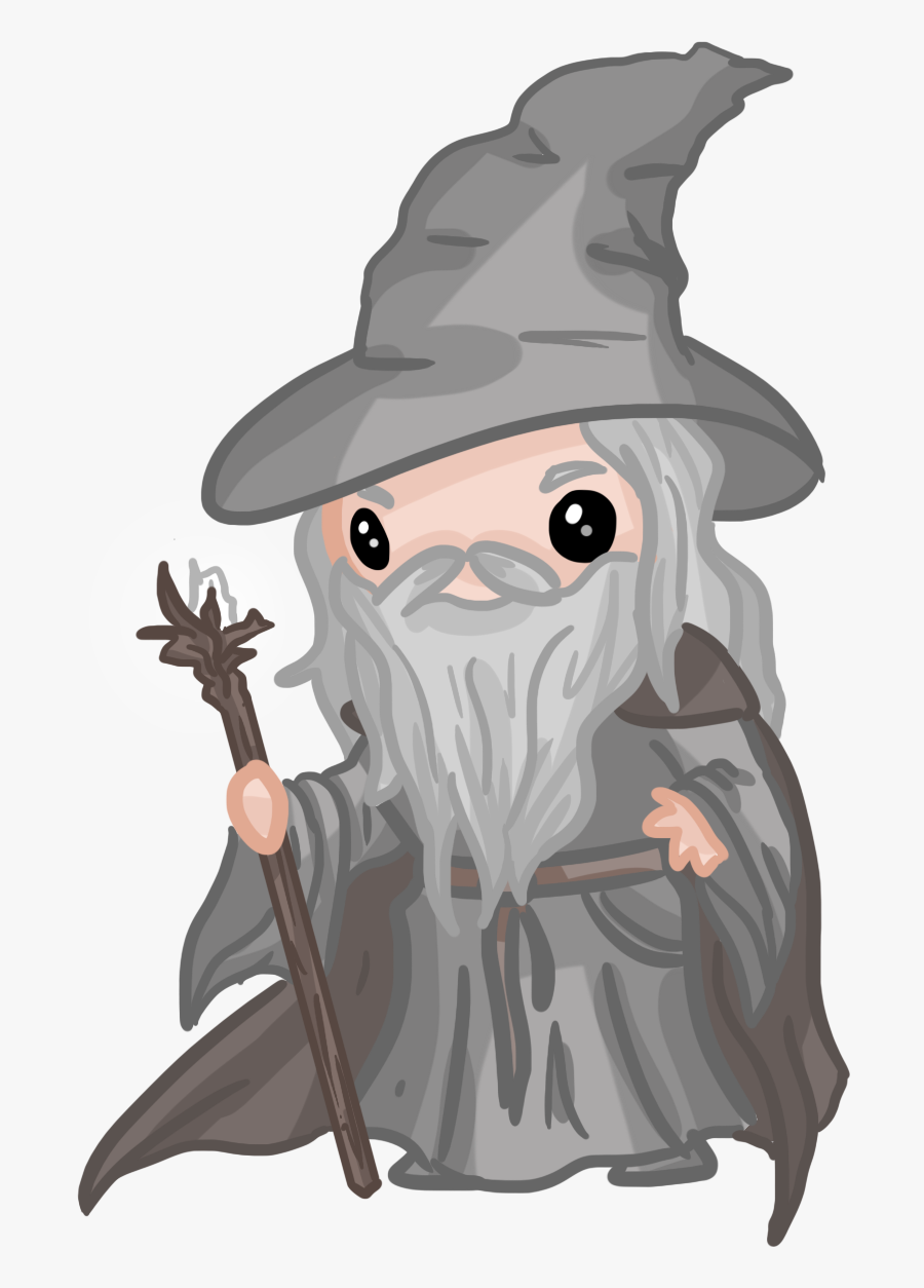 Gandalf Hobbit Drawing, Transparent Clipart