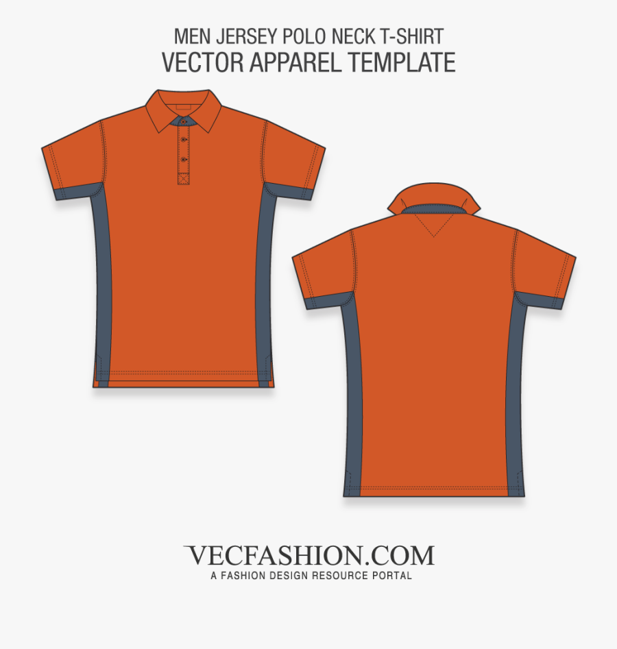 Polo Shirt Vector Png - Men Tank Top Template, Transparent Clipart