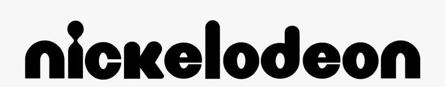 Clip Art Nickelodeon Font - Nickelodeon Logo Black And White, Transparent Clipart