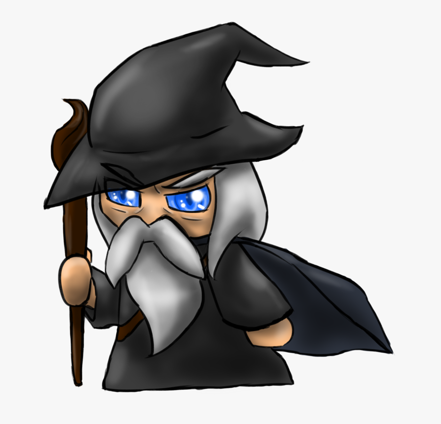 Collection Of Free Gandalf Drawing Sketch Download - Lord Of The Rings Chibi, Transparent Clipart
