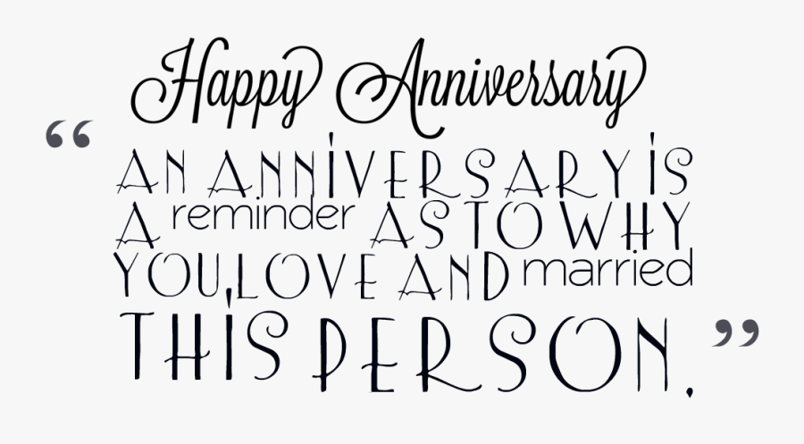Happy Anniversary Quotes Png, Transparent Clipart