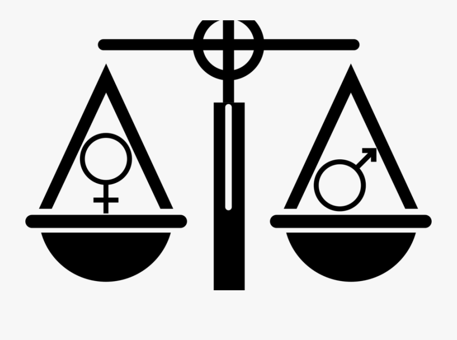 Transparent Female Sign Clipart - Gender Equality Black And White, Transparent Clipart