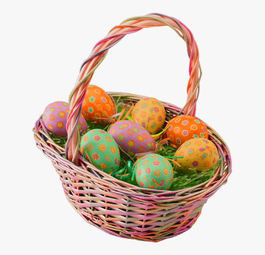 Easter Basket Png Hd - Easter Basket Transparent Background, Transparent Clipart