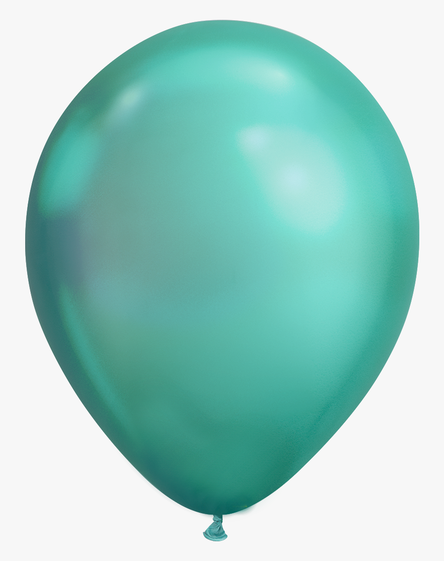 Chrome Green - Blue Green Balloon, Transparent Clipart