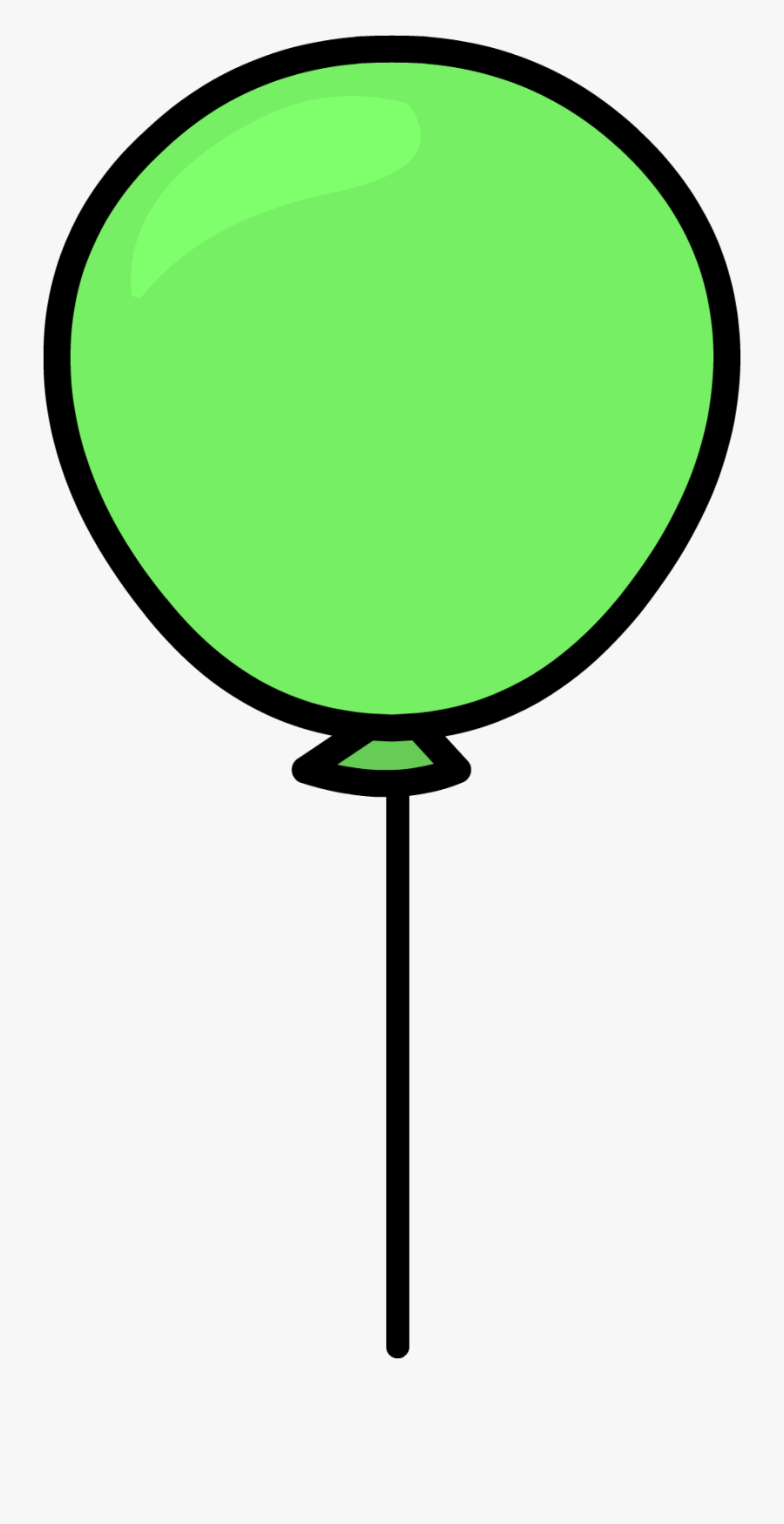Green Balloon Png, Transparent Clipart