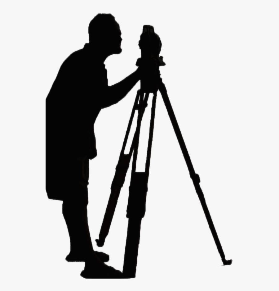 Surveyor Photography Silhouette - Surveying Png , Free Transparent ...