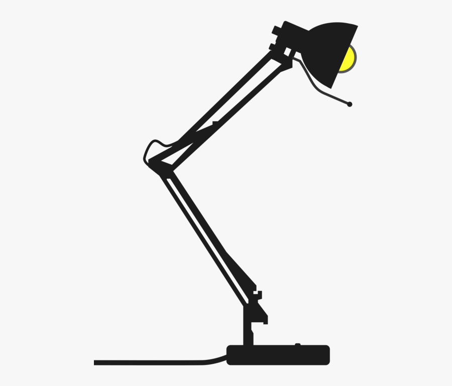 Lamp Clipart Table Light - Desk Lamp Flat Design, Transparent Clipart
