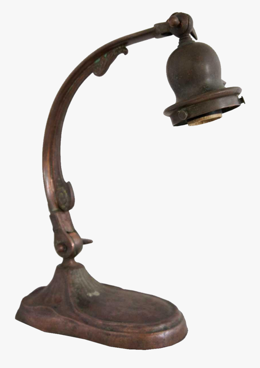 American Handel Brass Goose Neck One-light Table Lamp - Antique, Transparent Clipart