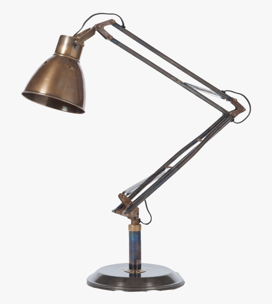 Antique Bronze Desk Lamp - Desk Lamp Transparent Background, Transparent Clipart