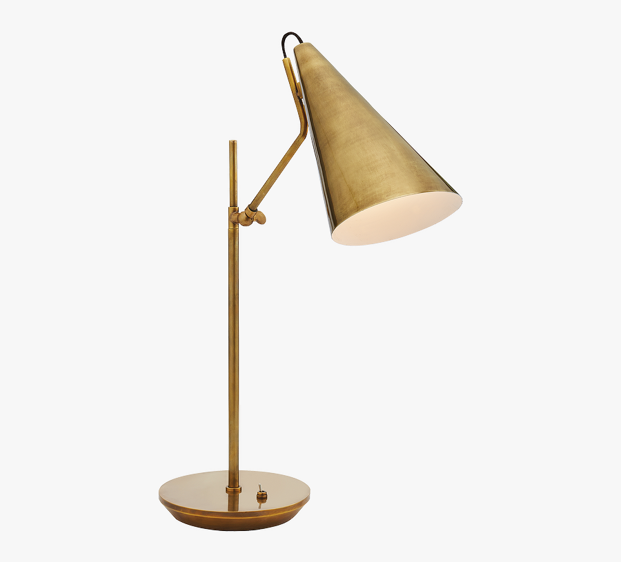 Brass Cone Table Lamp - Lamp, Transparent Clipart