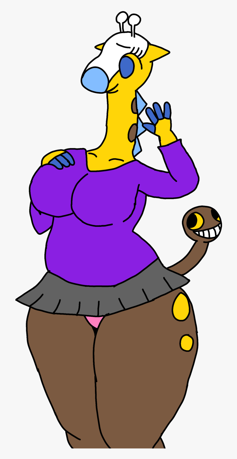 Meet Snivy"s Best Friend Gabby And Her Cute Tail 😏 - Cartoon, Transparent Clipart