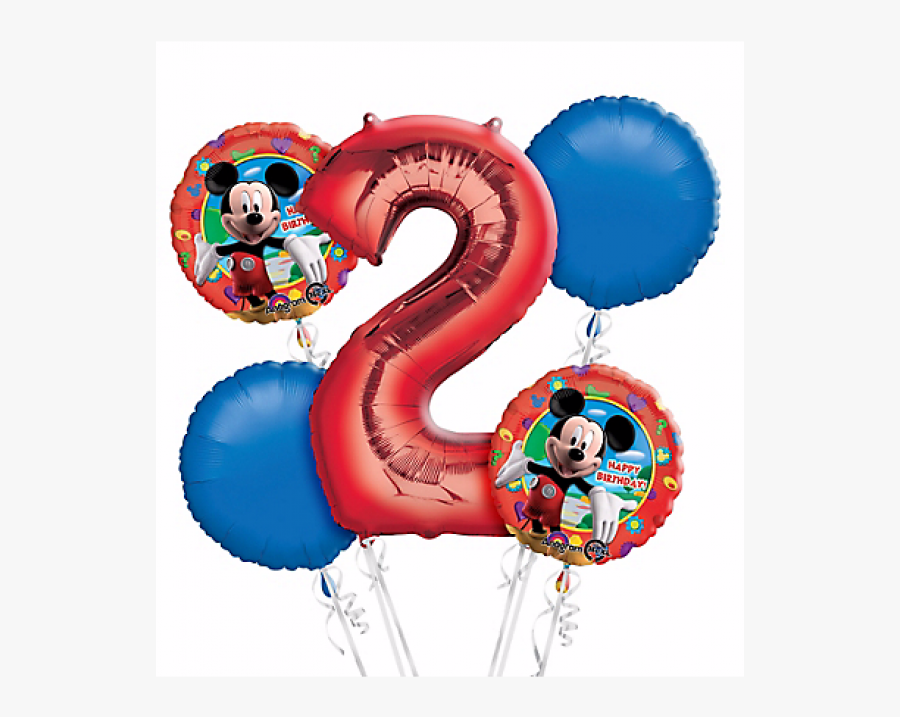 Mickey Mouse Balloons Png - Mickey Mouse Birthday Balloon, Transparent Clipart