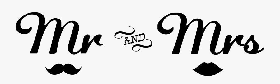 Mr Clipart Calligraphy Mr - Mr Y Mrs En Png, Transparent Clipart