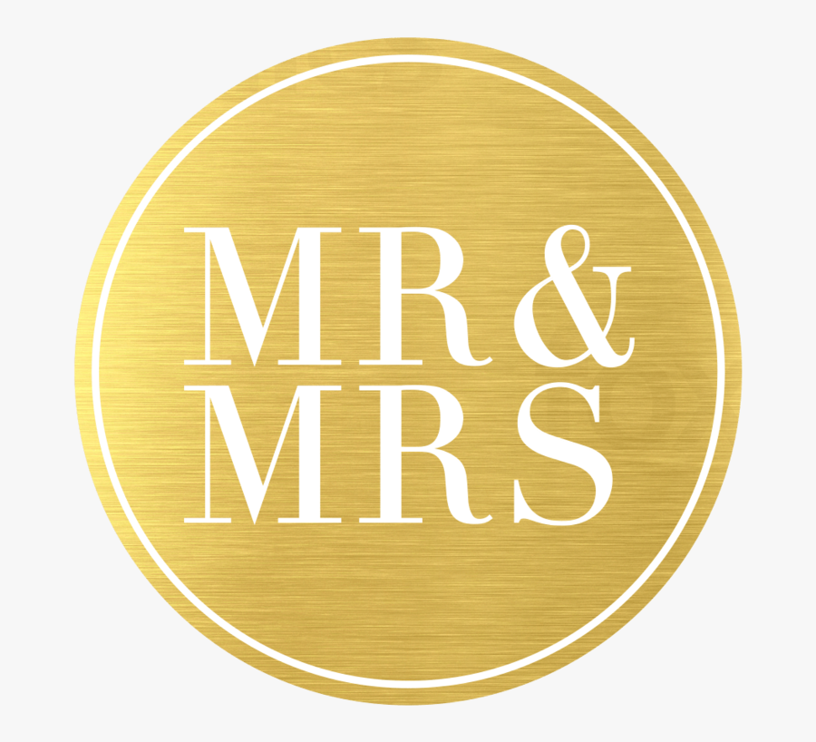 Mr And Mrs Png Transparent Background - Circle, Transparent Clipart
