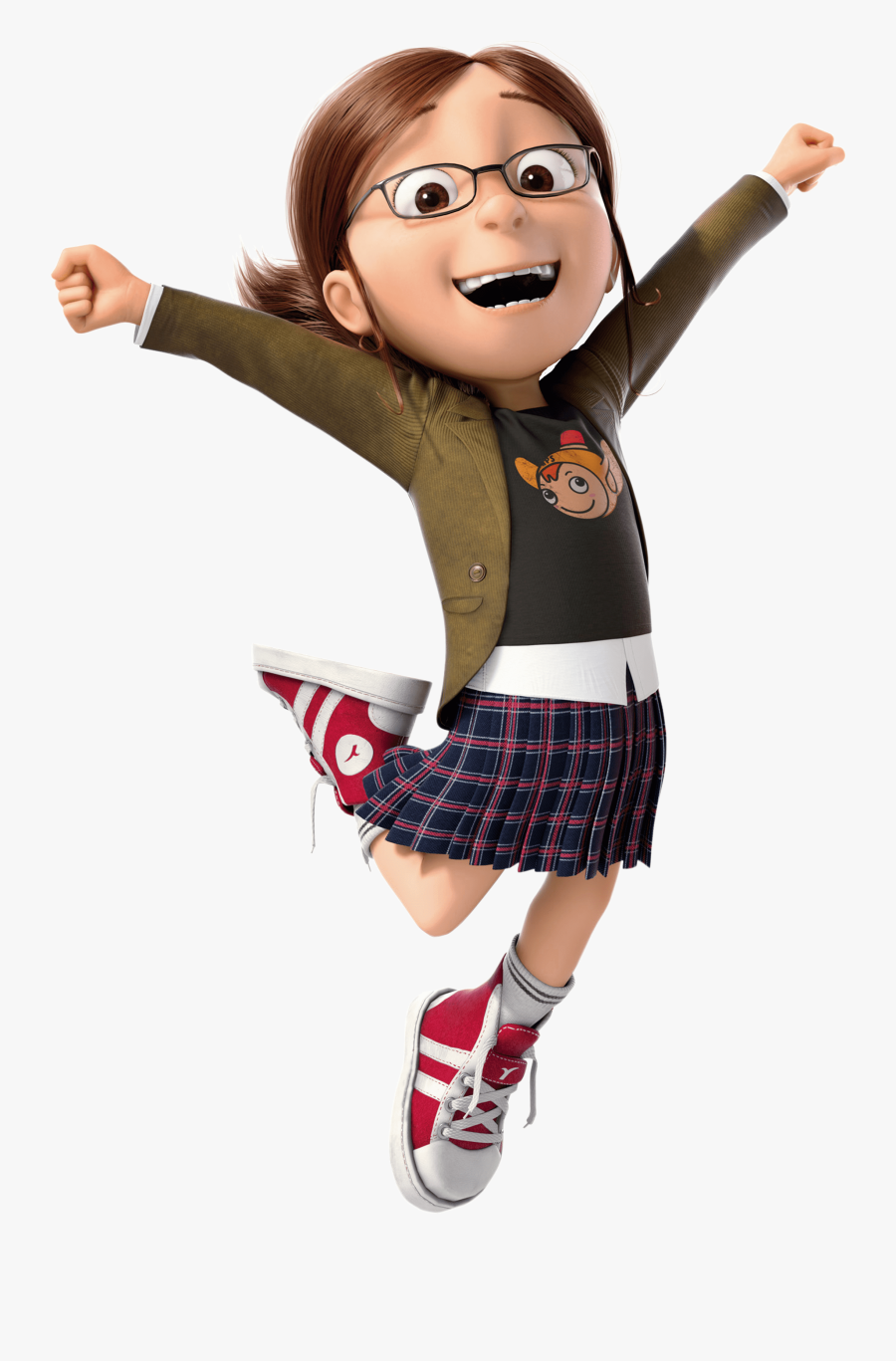 Margo Jumping Despicable Me - Despicable Me Margo, Transparent Clipart