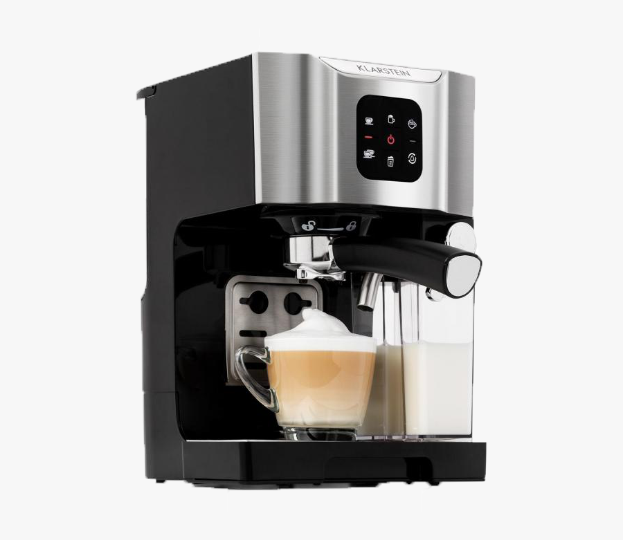 Coffee Machine Png Free Download - Klarstein Espresso Coffee Maker, Transparent Clipart