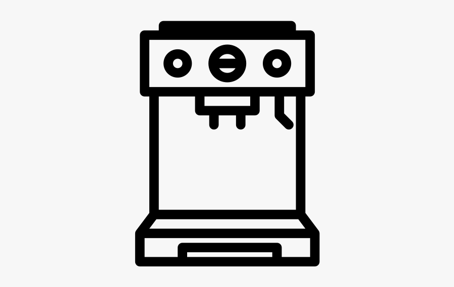 Coffee Machine Icon, Transparent Clipart