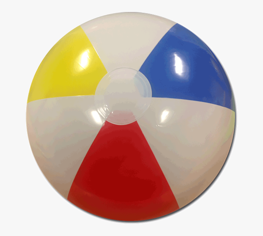 Red Blue Yellow Beach Ball Clipart , Png Download - Beach Balls Png, Transparent Clipart
