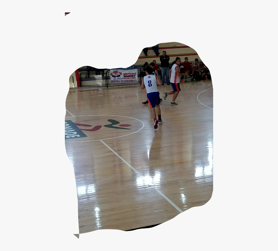 Basketball Hardwood Flooring - Basketball Court, Transparent Clipart