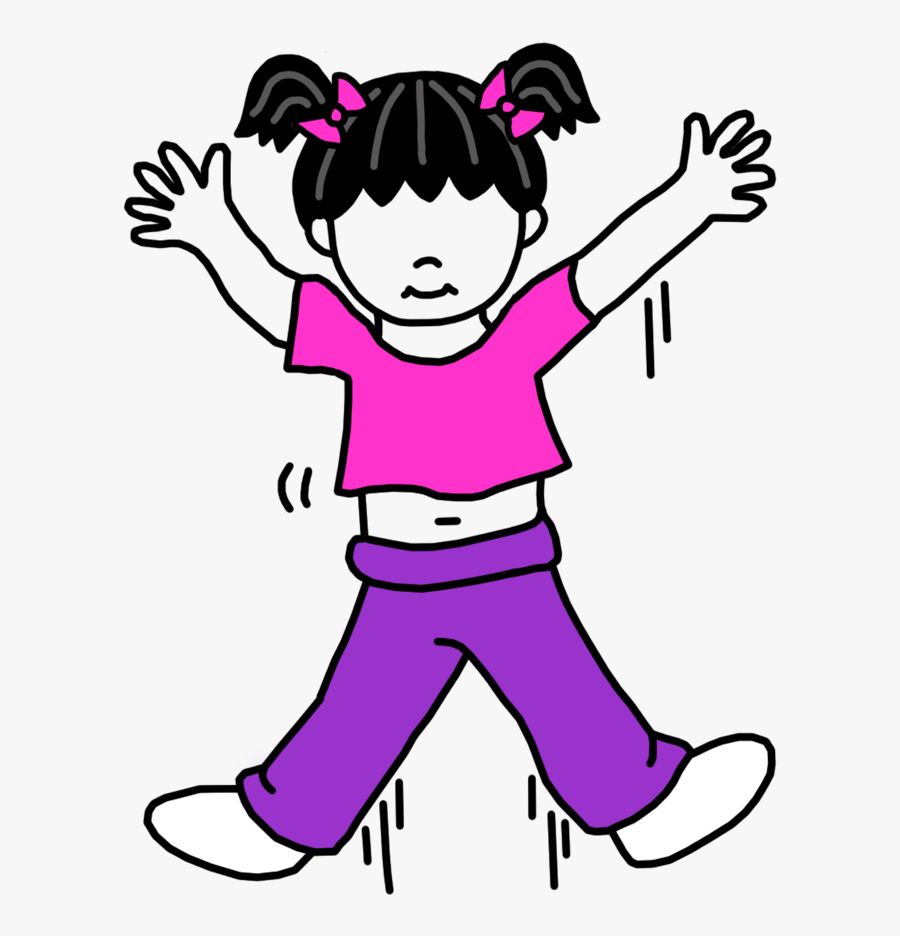 Bounce House Birthday T Shirt For Girls Personalized - Jumping Girl Child Transparent, Transparent Clipart