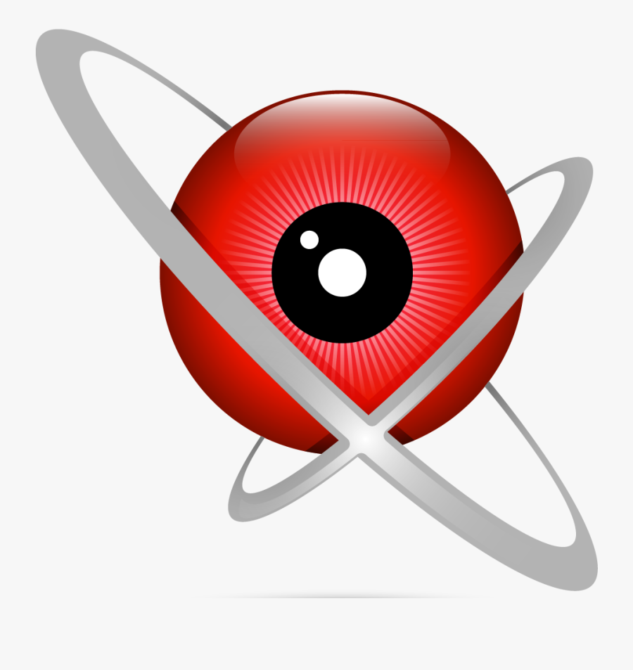 Clip Art Red Eye Logo - Illustration, Transparent Clipart