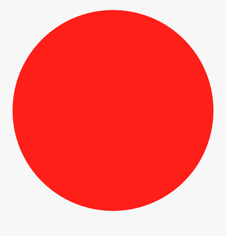 Optical Illusion Visual Perception Red Eye - Red Circle Sticker, Transparent Clipart