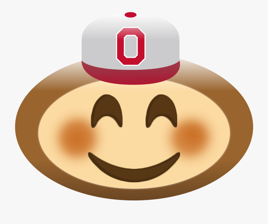 Blushing Emoji Keyboard Download - The Ohio State University, Transparent Clipart