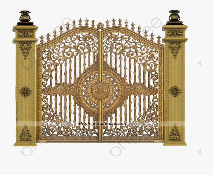 Transparent Garden Gate Clipart - Transparent Hd Golden Gates Png, Transparent Clipart