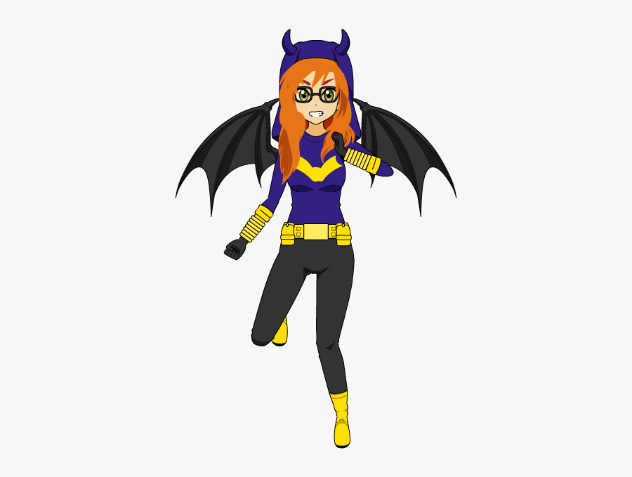Batgirl Girls In Kisekae - Dc Super Hero Girl Vector, Transparent Clipart
