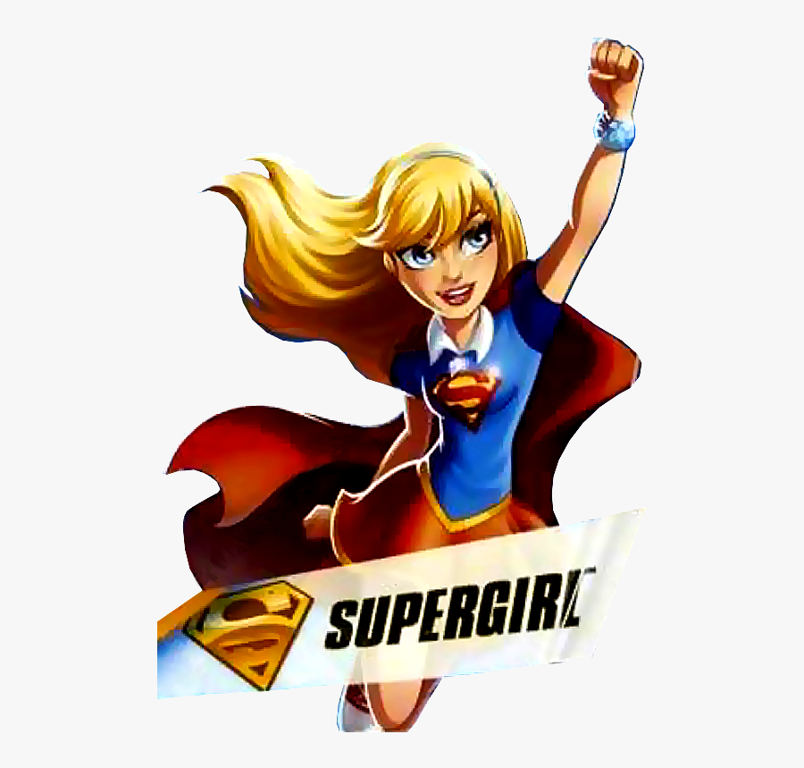 Supergirl Clipart Superkids - Dc Superhero Girls Supergirl Artwork, Transparent Clipart