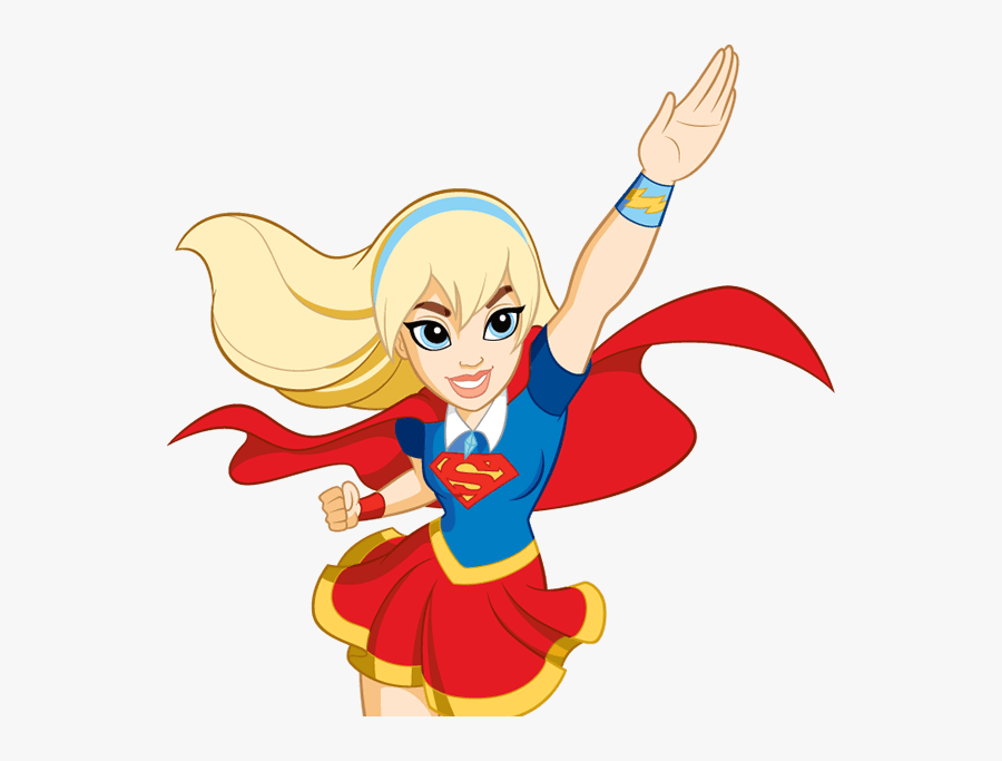 Supergirl En Caricatura Png Clipart Library Download - Dc Superhero Girls Clipart, Transparent Clipart