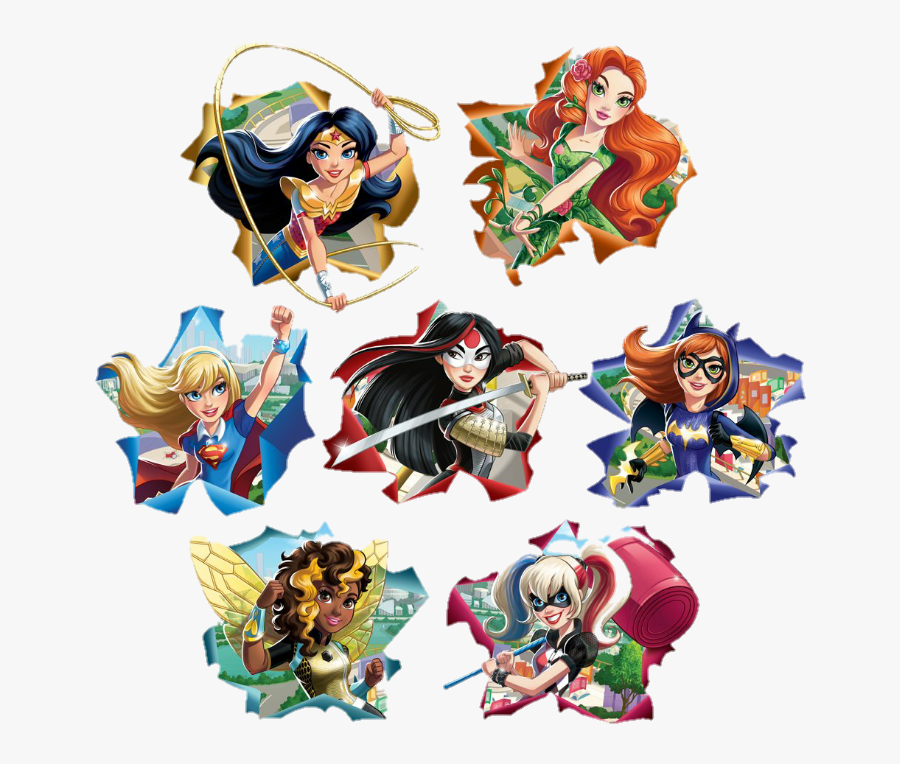 Transparent Dc Superhero Girls Png - Dc Super Hero Girls Stickers, Transparent Clipart