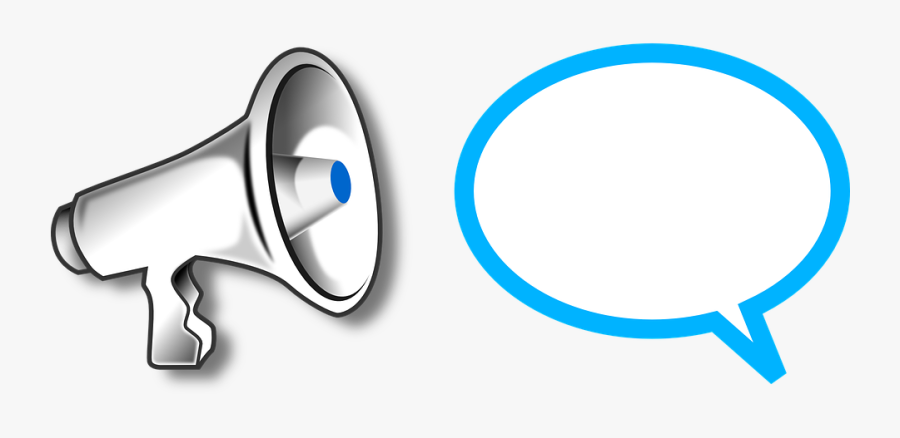 Transparent Clipart Sound Animation And Graphics - Megaphone Clip Art, Transparent Clipart
