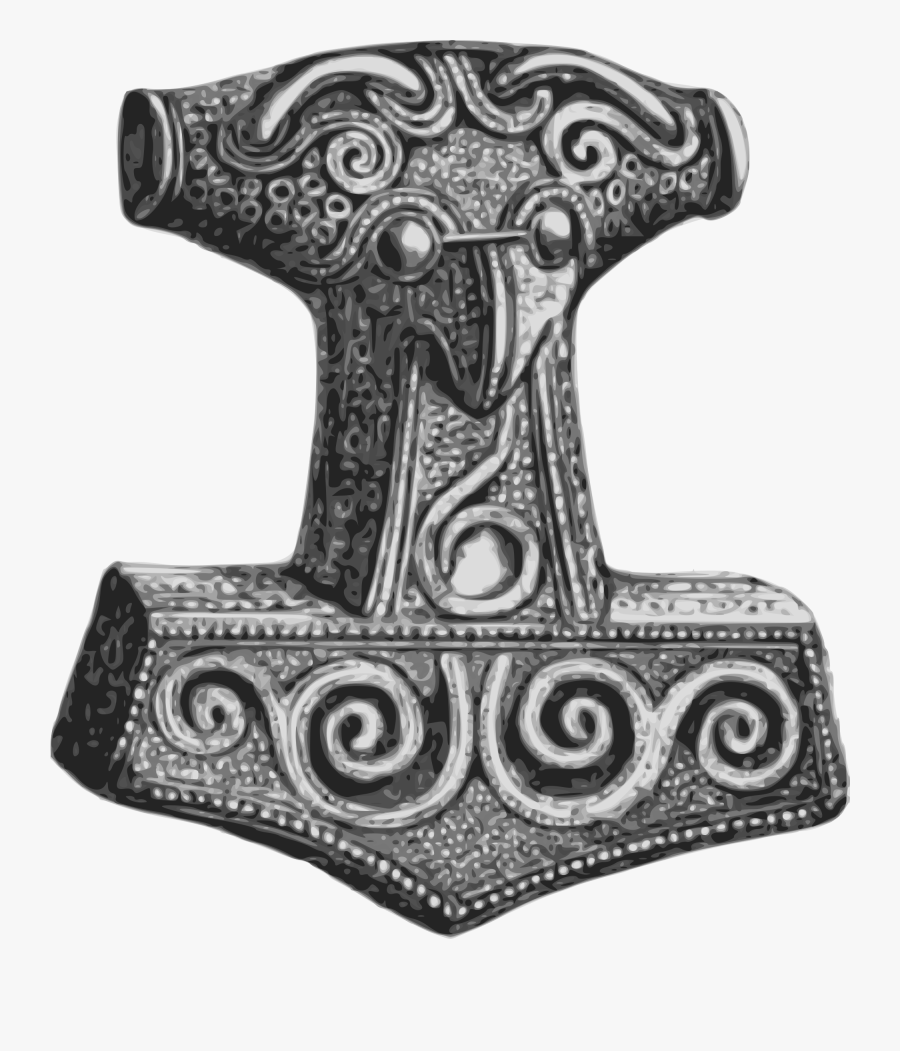 Thor Hammer Norse Mythology, Transparent Clipart