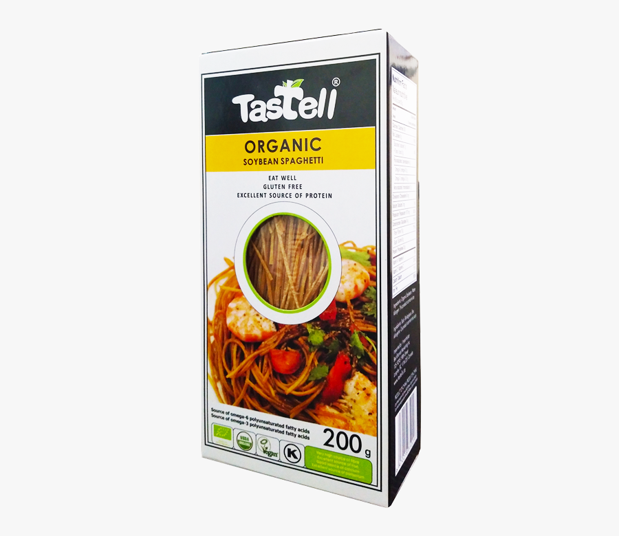 Tastell Organic Soybean Spaghetti, Transparent Clipart