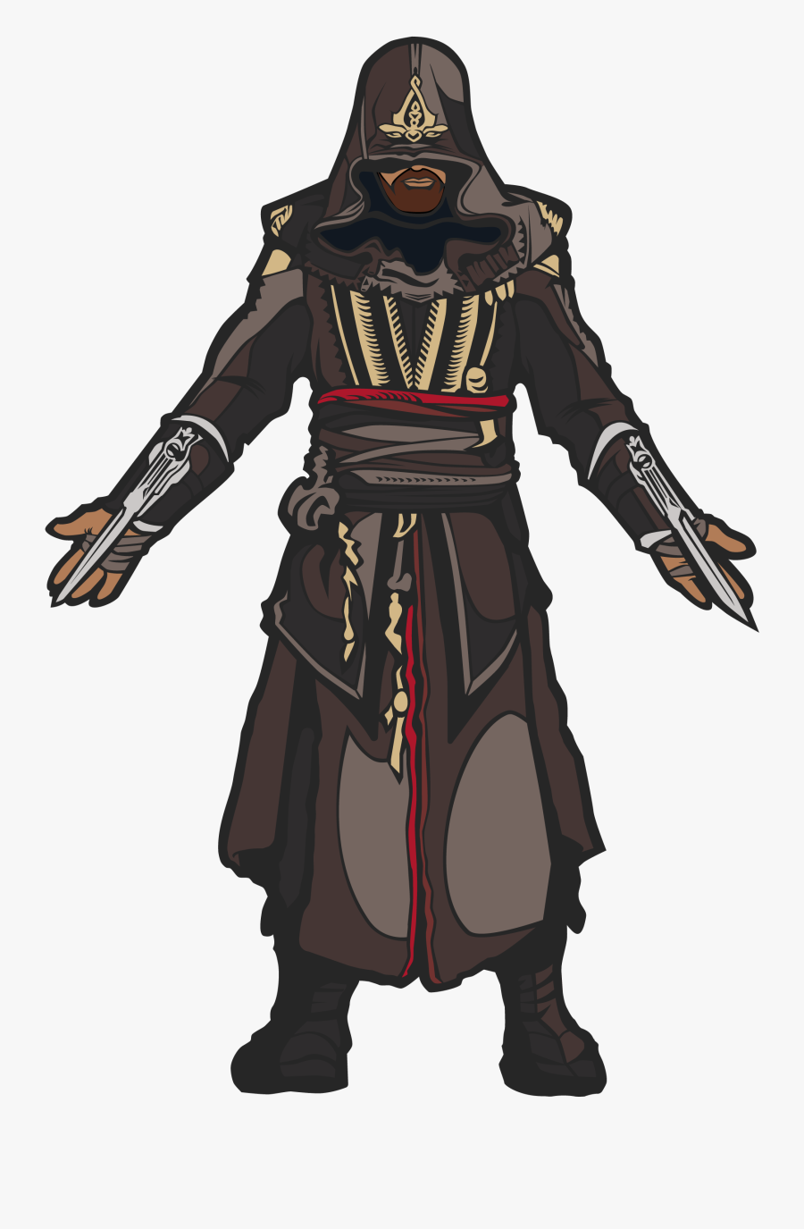 Assassin Creed Characters Drawings, Transparent Clipart