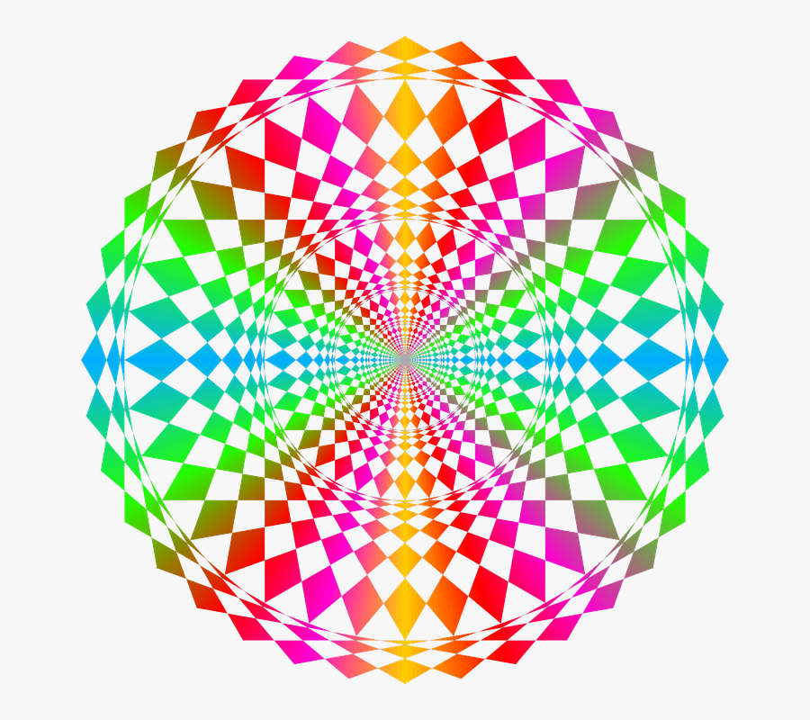 Default, Geometric, Circles, Symmetry, Vector, Geometry - Polar Grid In Radians, Transparent Clipart