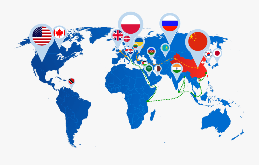 Mauritius And India Map, Transparent Clipart