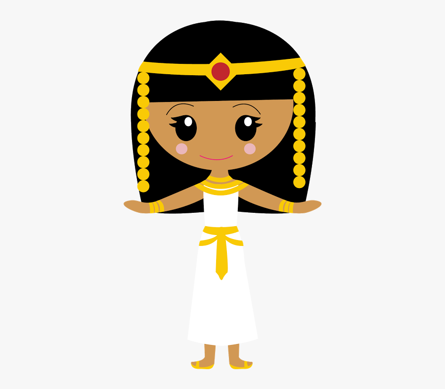 Egyptian Clipart Craftsmen - Clip Art Egyptian Girl, Transparent Clipart