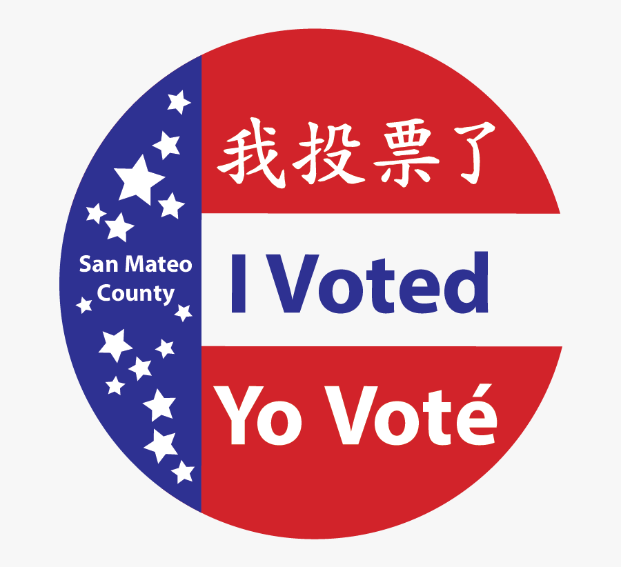 Image Of I Voted Sticker - Voted Status, Transparent Clipart