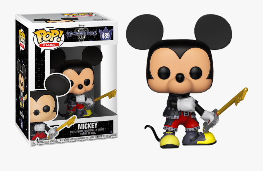 Transparent Funko Pop Clipart - Mickey Mouse Kingdom Hearts Funko Pop, Transparent Clipart