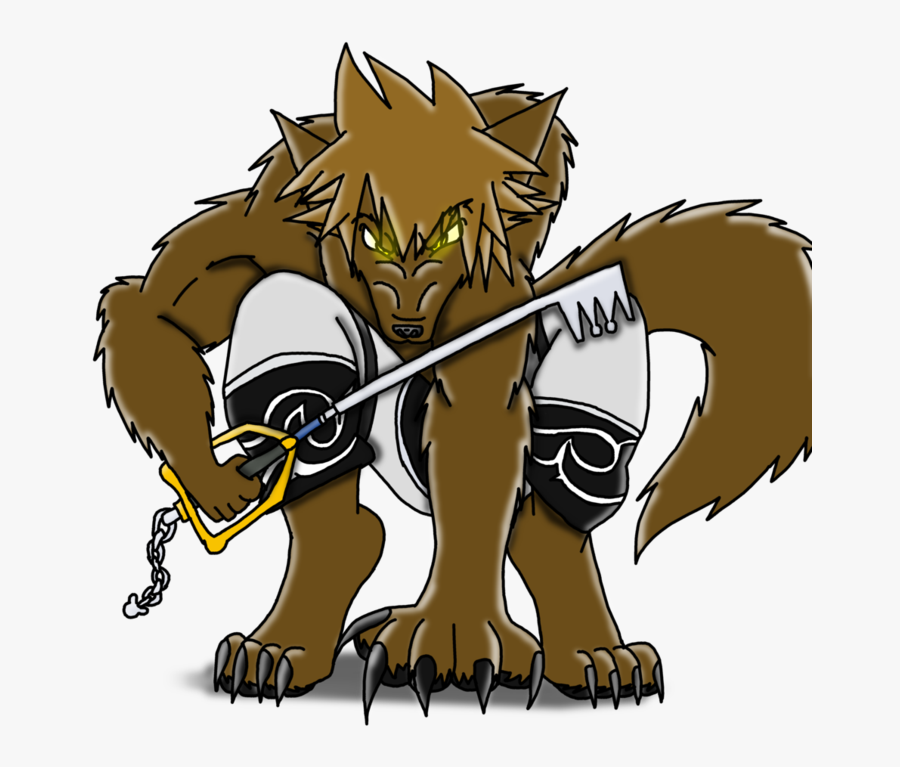 Werewolf Sora By Werewolfprotecter - Sora Werewolf, Transparent Clipart