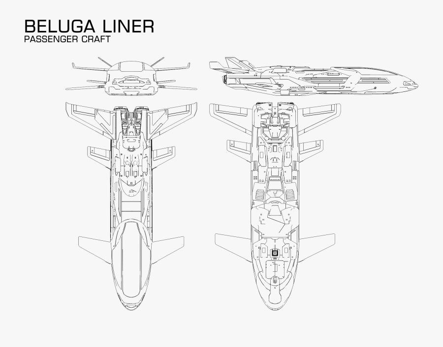 Transparent Beluga Whale Clipart - Elite Dangerous Beluga Liner Interior, Transparent Clipart