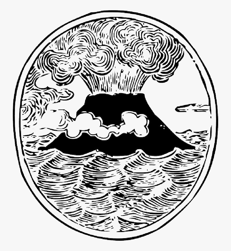 Svg Transparent Earthquake Clipart Clip Art - Volcano Art Drawing, Transparent Clipart