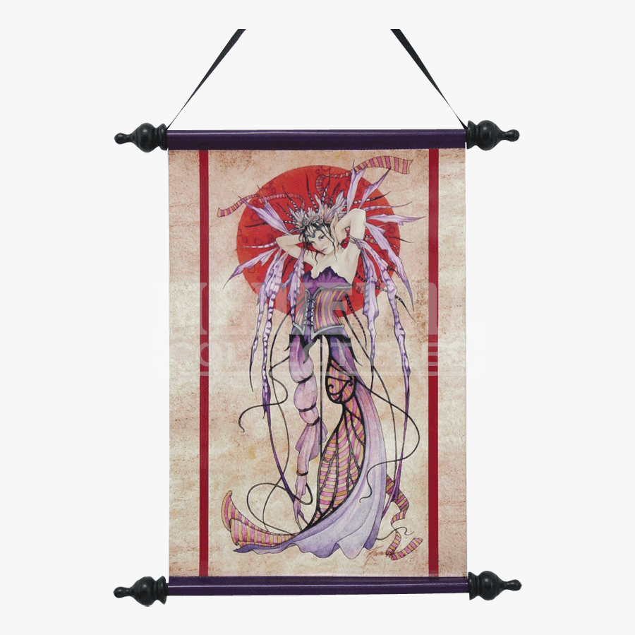 Witching Moon Scroll By Linda Ravenscroft - Scroll Tapestry, Transparent Clipart