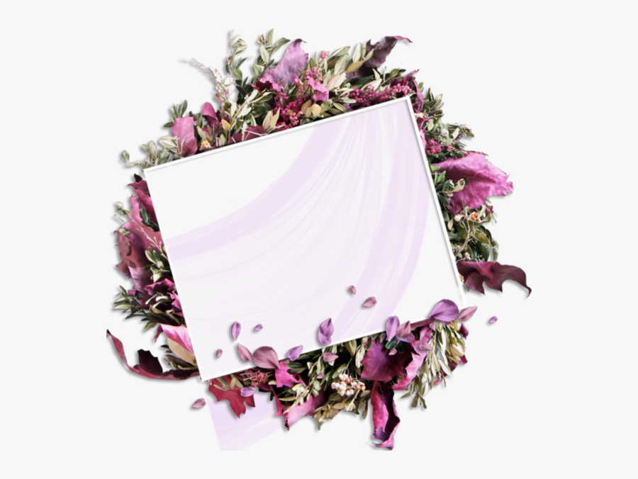 Note Flower Frame, Transparent Clipart