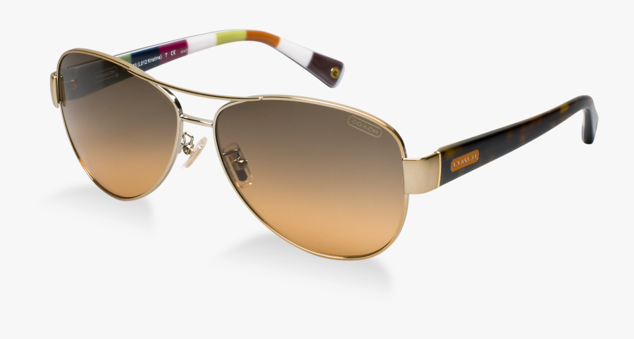 Coach Kristina Aviator Sunglasses Tapestry - Ray Ban 3025 Aviator Large Metal 004 51, Transparent Clipart