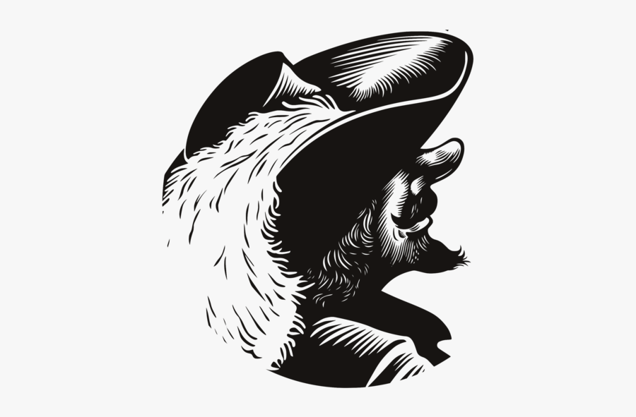 Cyrano Profile Transp - Illustration, Transparent Clipart